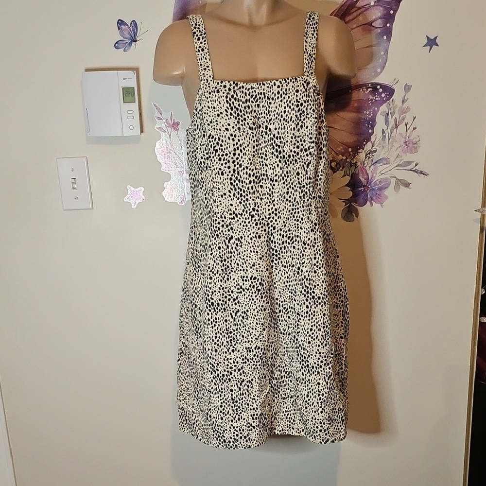 American Eagle Outfitters Black and White Patterned Top